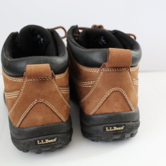 LL Bean Men's Size 13 Medium Brown Leather Insulated Hunting   Boots. - Picture 8 of 10